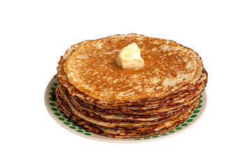 Roasted delicious pancakes 