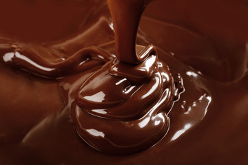 Chocolate as background