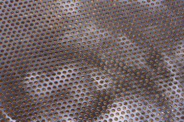 Surface of metal grid abstract background