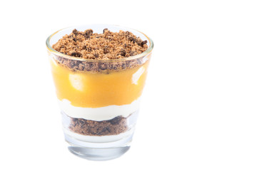Mascarpone Quark Dessert mit Cookies