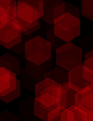 Obraz premium Black abstract geometric background