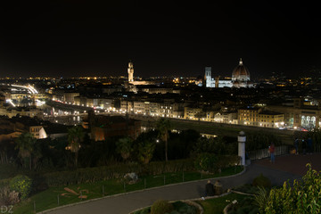 Vista panoramica di Firenze da piazzale Michelangelo