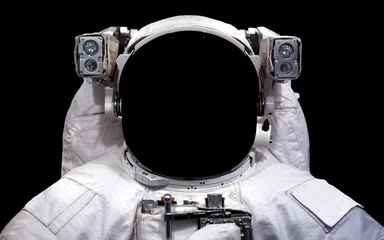 Keuken spatwand met foto Astronaut in de ruimte. Ruimtewandeling. Elementen van deze afbeelding geleverd door NASA © Vadimsadovski