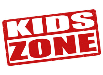 Kids zone stamp