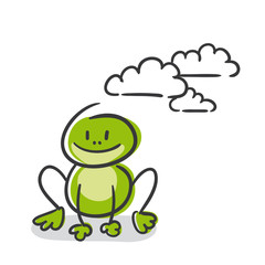 Stick Figure Series Green