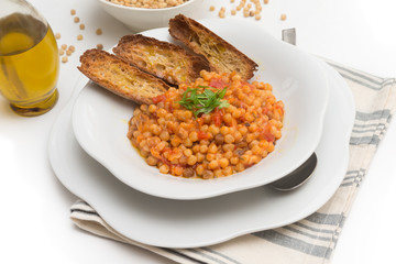 Fregola al pomodoro, Pasta della Sardegna