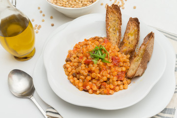 Fregola al pomodoro, Pasta della Sardegna