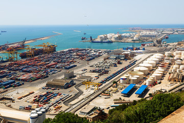 Port of Barcelona -  logistics port area