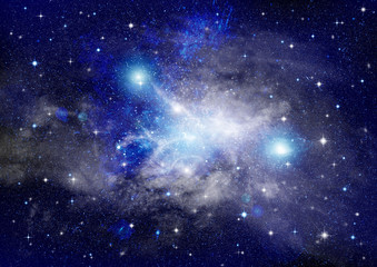 Naklejka premium galaktyka w wolnej przestrzeni