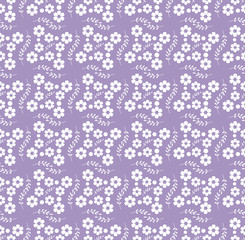 spring lavender seamless pattern