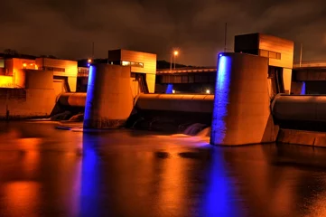 Stauwehr am Baldeneysee Essen © rameoart