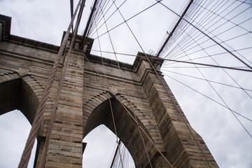 Naklejka premium Most Brookliński - Nowy Jork