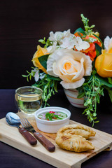 Curry puff pastry