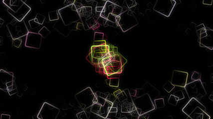 fantastic abstract square background design illustration