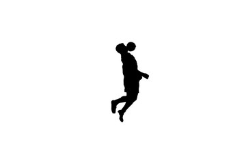 Soccer Player Silhouette header