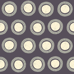 vector pattern of colorful balloons and confetti, on gray background