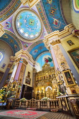 Fototapeta na wymiar church of transfiguration in lviv ukraine