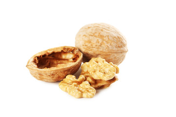 Walnut isolated on a white background