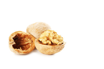 Walnut isolated on a white background