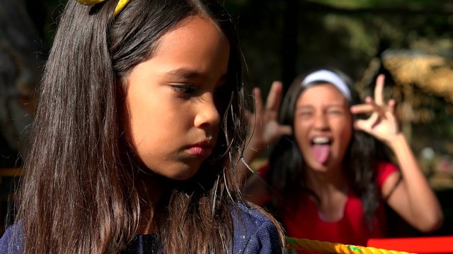 Bully Teasing Lonely Child