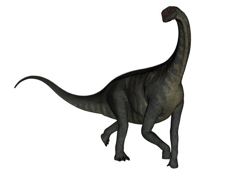 Jobaria dinosaur walking - 3D render