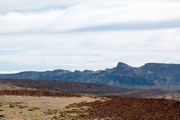 View from peack of volcano