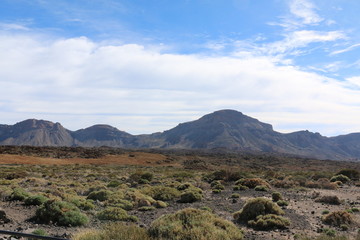 View from peack of volcano