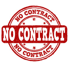 No contract stamp