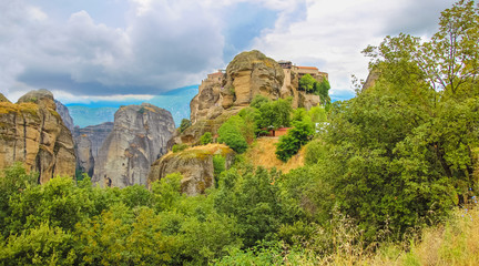 Fototapeta premium Meteora, panorama