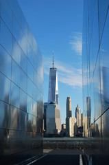 Empty Sky Memorial. December 27, 2015 Liberty State Park, Jersey City, USA. Memorial honors the memory of the people who lost their lives in 9/11 attack. Designers: J. Jamroz and F. Schwartz
