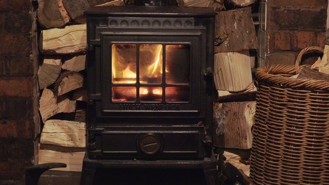 wood burning stove