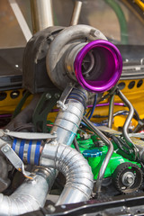 Diesel racing car engine