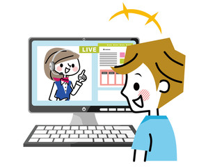 ライブチャット　男性