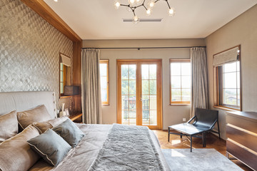 interior of modern bedroom