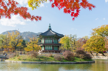 Gyeongbokgung Palace in Seoul ,Korea