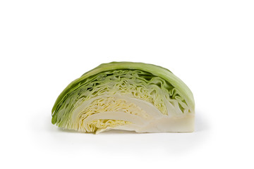 cabbage on white background,