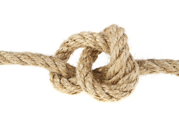 Rope isolated on white background