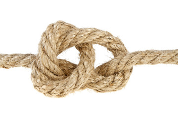 Rope isolated on white background