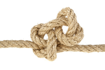 Rope isolated on white background