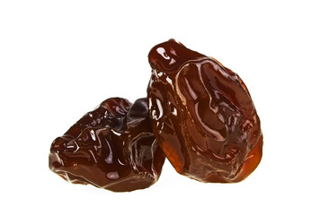 Dates fruit isolated on white background