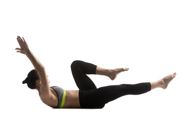 Fototapeta premium Single leg stretch Exercise