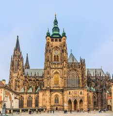 Fototapeta premium Saint Vitus Cathedral in Prague