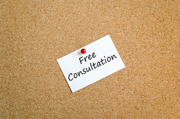 Sticky Note concept free consultation