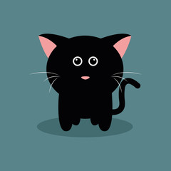 Cute Cartoon cat