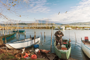 Scena lacustre - Lago Trasimeno