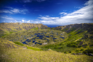 Rano Kau volcano