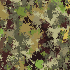 Abstract Military Camouflage Background