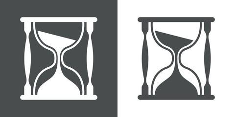 Icono plano reloj de arena #1