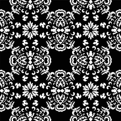 stock vector seamless orient floral pattern