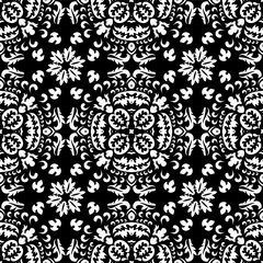 stock vector seamless orient floral pattern